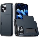 Skal Kortfack iPhone 16 Pro Max Mörkblå