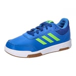 adidas Tensaur Sport Training Lace Sneaker, Bright Royal/Lucid Lime/Team Royal Blue, 11 UK Child