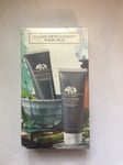 Origins Clear Improvement Active Charcoal Mask Duo To Clear Pores 2 x 100ml NEW