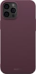 Nudient v2 iPhone 12 Pro Max tunt fodral (sangria red)