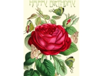 Madame Treacle B6 glitter carnet med kuvert Birthday Rose