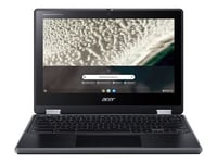 Acer Chromebook Spin 511 R753T - Conception inclinable - Intel Celeron - N4500 / jusqu'à 2.8 GHz - Chrome OS - UHD Graphics - 4 Go RAM - 32 Go eMMC - 11.6" AHVA écran tactile 1366 x 768 (HD) - Wi-Fi 6 - schiste noir - clavier : Français
