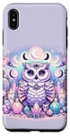 Coque pour iPhone XS Max Mystic Owl Aura: Enchanted Owl Gothic Moon Phases