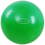 Signature Fitness Ballon d'exercice Anti-éclatement et antidérapant pour Yoga, Fitness, Accouchement avec Pompe Rapide, capacité de 0,9 kg, Vert, 76,2 cm, XL