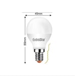 5W LED G45 Golf Ball Bulb E14, Warm White 3000K