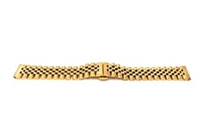 SYSTEM-S Bracelet 20mm en métal pour Samsung Galaxy Watch 4 Smartwatch Rose, Métallisé/rose, Eine Grösse