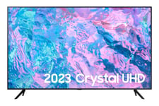 Samsung 2023 58” CU7100 UHD 4K HDR Smart TV in Black