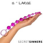 Anal Beads Large Size Butt Plug Sex Toy Dragons Tail Prostate Massager 12'' Inch