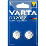 Varta Batteri VARTA Litium CR2032 2-Pack 6032101402