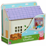 Peppa Pig School House Wooden Playset Kids Toys