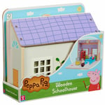 Peppa Pig School House Wooden Playset Kids Toys 