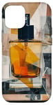 iPhone 13 Perfume with acrylic brush stroke overlay collage bottle art Case