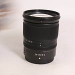 Nikon Used Z 24-70mm f/4 S mount lens