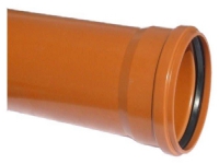 PVC-kloakrør 160x3000mm SN4 - flerlagsrør, EN13476-2. Ostendorf