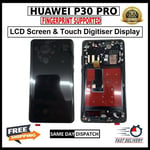 Genuine Huawei P30 Pro VOG-L09 L29 Touch Screen LCD Fingerprint Support+Frame UK