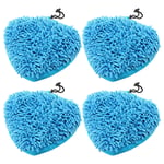 Mop Pads for VILEDA Hot Spray VIDA Steam Cleaner Coral Cloth Covers Pack of 4