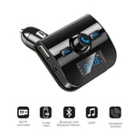Transmetteur Bluetooth FM MP3 pour Smartphone Voiture Lecteur Kit main libre Sans Fil Musique Adaptateur Allume Cigare USB - Neuf