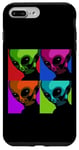 Coque pour iPhone 7 Plus/8 Plus Extraterrestre Pop Art | Alien moderne du milieu du siècle