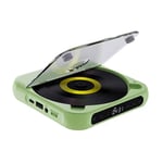Portable CD Player Wall Mountable CD Music Player with FM Radio -Green E6F26648