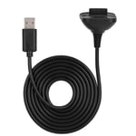 Cable De Chargeur Pour Manette Xbox 360 - Cable De Charge Abs ¿¿ Charge Rapide 2 En 1, Cable De Charge Filaire Pour Manette Xbox 360(Le Noir)