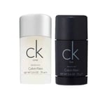 2-pack Calvin Klein CK One + CK Be Deostick 75ml