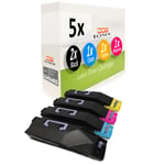 5x MWT Toner Replaces Kyocera TK-855C TK-855K TK-855M TK-85