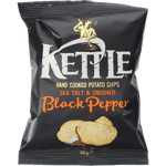 Kettle Chips | 2 x Chips Havssalt &amp; Svartpeppar Mini | 2 x 40g