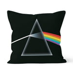 Hidden zipper closure Double Sided Decorative Pillowcases Pink Floyd - Dark Side of The Moon Pillowcase Gift,Apply to Car decoration Home Sofa Bedding,size 16x16 Inch (40cm X 40cm)