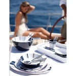 Marine Business Monaco Premium 24 Pieces Cutlery Set Silver