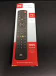 One For All Contour TV Universal Remote Control - Black