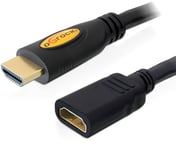 Delock HDMI forlængerkabel - Guldbelagt - 5 m