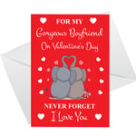 Valentines Day Card For Boyfriend I Love You Card Boyfriend Valentines Card