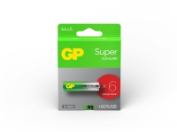 Gp Batteries Super Alkaline Aa 1.5V 6Pce