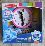 Melissa & Doug Blue's Clues & You! Wooden Tickety Tock Magnetic Clock Learn Time