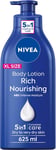 NIVEA Rich Nourishing Body Lotion with Almond Oil and Vitamin E 625ml