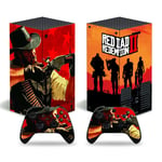 Kit De Autocollants Skin Decal Pour Xbox Series X Console De Jeu Red Dead Redemption 2, T1tn-Seriesx-8009