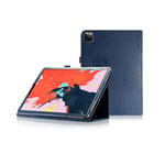 Housse Apple iPad Pro 12.9 Pouces 2022/ iPad Pro 12,9 2021/ iPad Pro 12,9 2020 4G/ 5G bleue - Etui bleu coque de protection tablette iPad PRO 12,9 pouces 2022/2021/2020 6e/5e/4eme generation - Accessoires pochette XEPTIO