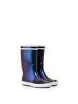 Aigle Lolly Irrise 2 Rain Boot, Cosmos Blue, 11.5 UK Child