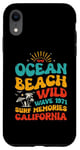 Coque pour iPhone XR Ocean Beach Wild Wave 1971 Surf Memories Surf Lover