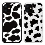 Yoedge 2 Pack Phone Case for OPPO Reno5 Z / A94 5G / F19 Pro+ 5G, Shockproof Soft TPU Silicone Phone Case with Cute Pattern, Bumper Back Cover Compatible with OPPO A94 5G 6.43 inch, Cow spot