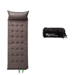 JIAMING Outdoor Automatic Inflatable Cushion Moisture Pad Single Air Bed Automatic Air Bed Car Mattress Air Bed Single Bed Air Bed blow up bed (Color : Brown