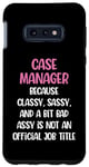 Coque pour Galaxy S10e Gestionnaire de cas drôle, gestionnaire de cas féminin