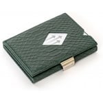 Exentri -läderplånbok, grön