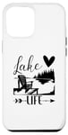 Coque pour iPhone 14 Plus Lake Life Camping Pêche Bateau Voile Drôle Extérieur