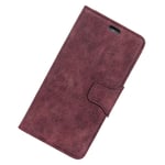 Phone Case for Redmi S2, Business Wallet Phone Case with Kickstand, Leather Phone Cover Flip Case Magnetic Closure Protective Phone Shell for Redmi S2 (Purple)