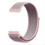 SQWK Nylon Band Watchband Smart Watch Replacement For Garmin Vivoactive 4s/4 Bracelet Wristbands Strap 22mm pink sand