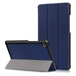 NOKOER Case for Lenovo Tab M8, Ultra Slim Lightweight Stand Smart PU Leather Cover [Non-Slip] [Anti-Fingerprint] 360 Degree Protective Flip Case - Navy blue