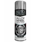 Silver Metal Alloy Wheel Aerosol Spray Paint Smooth Finish Fade Resistant 300ml