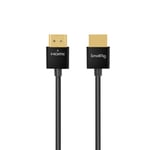 SmallRig Ultra Thin HDMI Cable, 4K Hyper Super Flexible Slim HDMI Cord, High Speed Supports 3D, 4K@60Hz, Ethernet, ARC Type-A Male to Male for Camera, Camcorder, Monitor, Gimbal 35cm/1.15Ft-2956