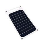 Kuinayouyi 10W DIY Portable Solar Panel Slim Light USB Charger Universal Charging Power Bank Pad